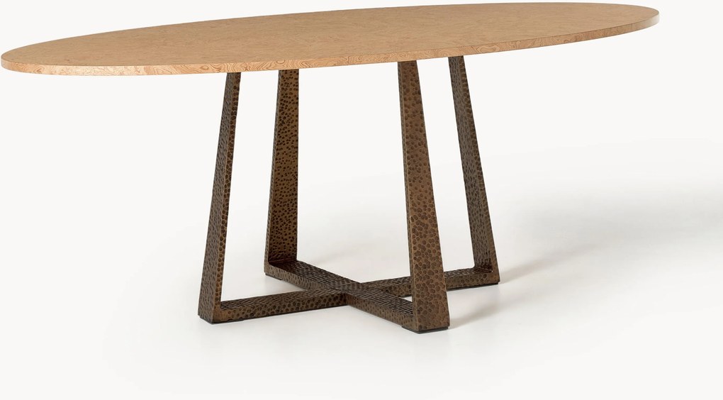 Mesa de jantar oval Amella, vários tamanhos
