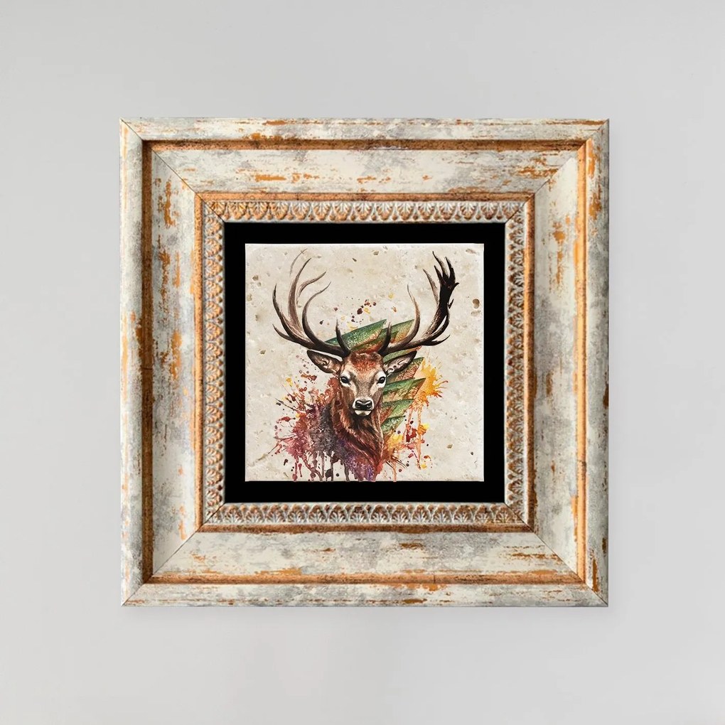 Quadro Decorativo emoldurado TC4750664 – Multicolor – 20 x 20 cm