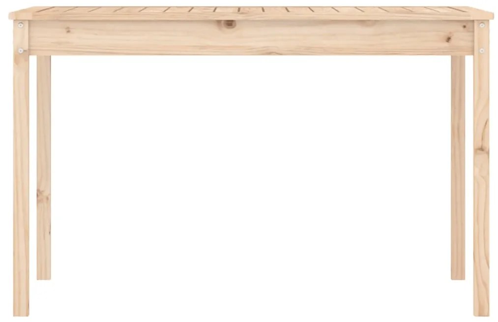 Mesa de jardim 121x82,5x76 cm madeira de pinho maciça