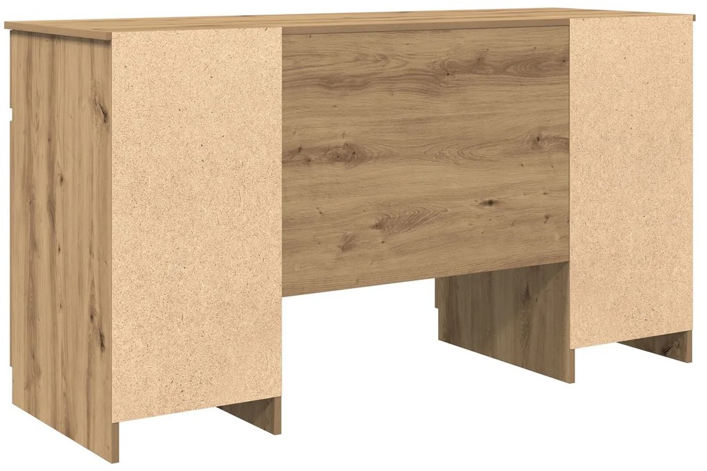 Mesa vidaXL Artisan Carvalho 140x49x76 cm Madeira de engenharia