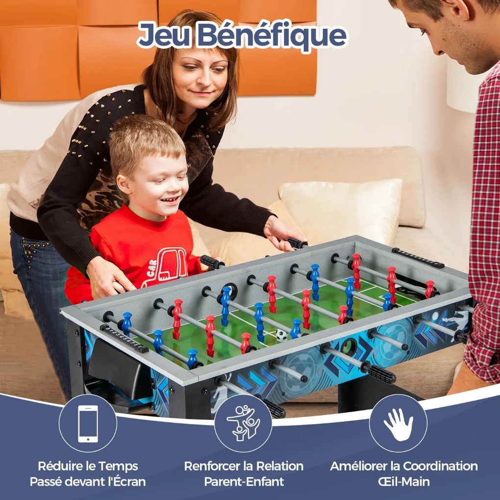 Mesa de jogos multiuso 4 em 1 com bilhar