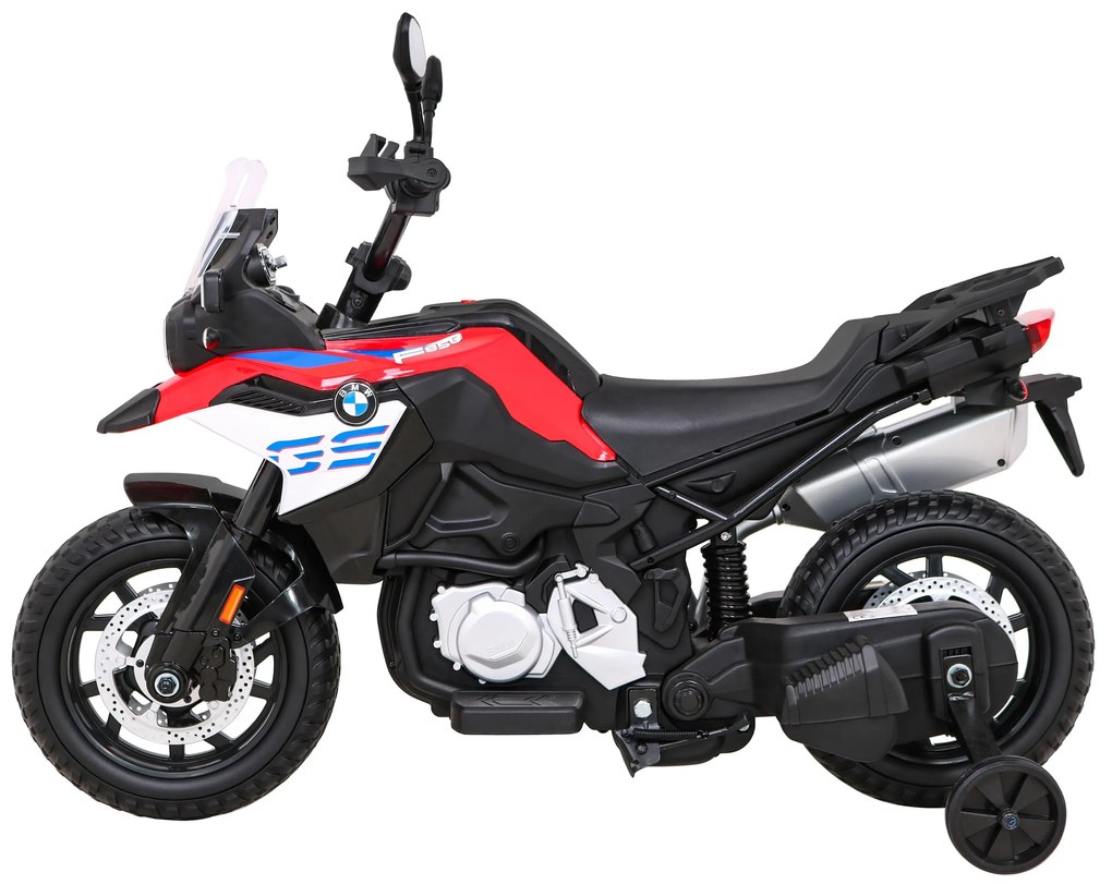 Mota elétrica para Crianças 12V BMW F850 GS Rodas Espuma EVA Vermelha