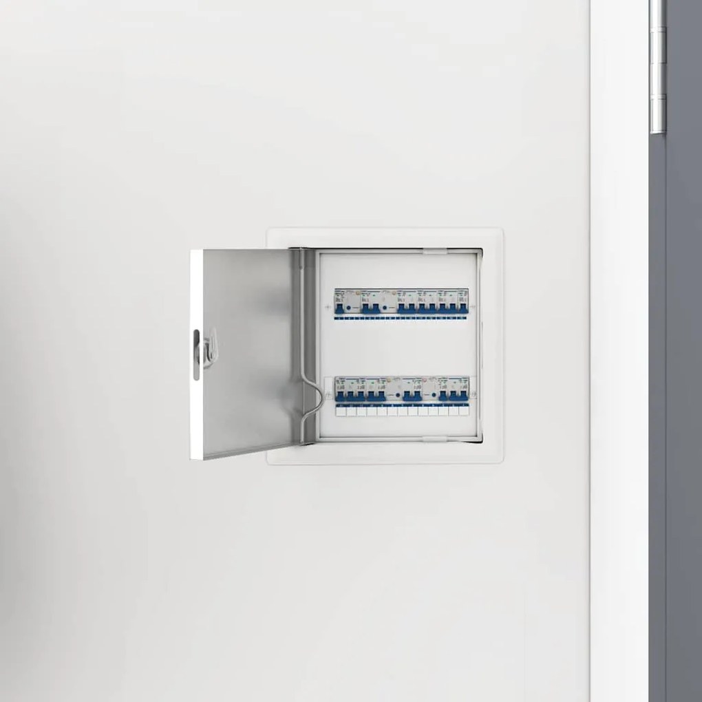vidaXL Painel de Acesso 2 pcs Branco 63 x 33 x 3 cm Aço
