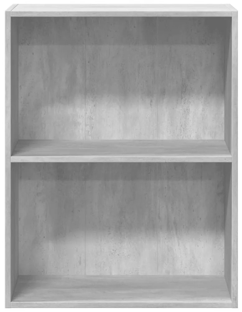 Estante c\ 2 prateleiras 60x30x76,5cm contrap. cinzento cimento