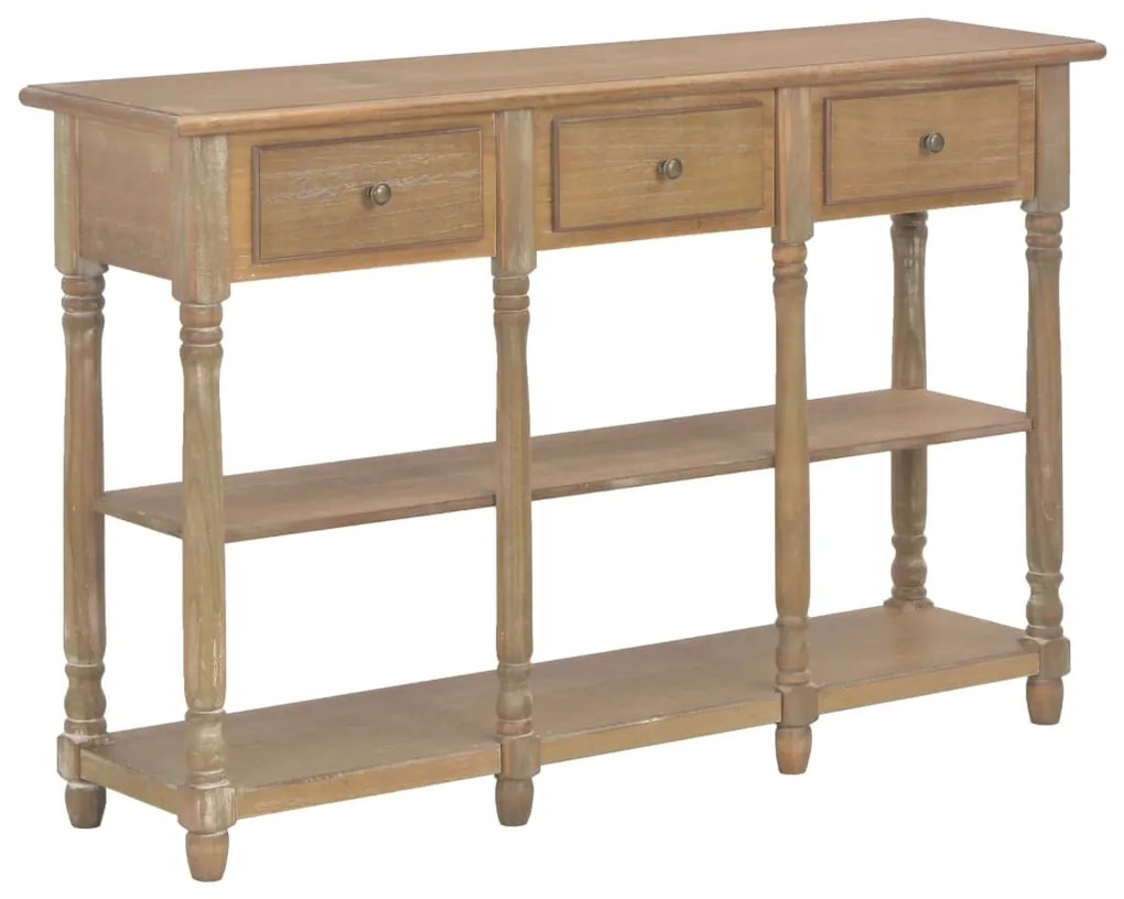 vidaXL Mesa consola 110x30x76 cm derivados de madeira