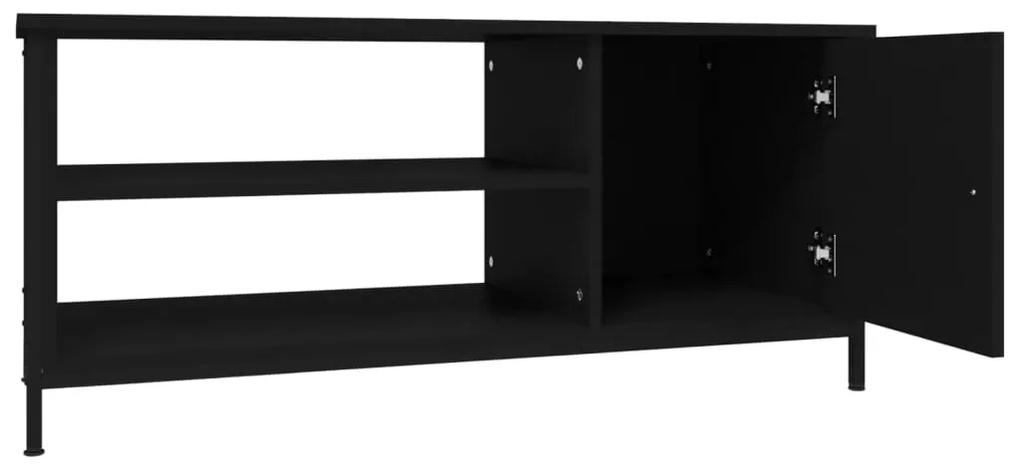 Móvel de TV 100x40x45 cm derivados de madeira preto