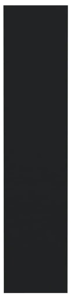 Estante/divisória 80x30x135 cm derivados de madeira preto