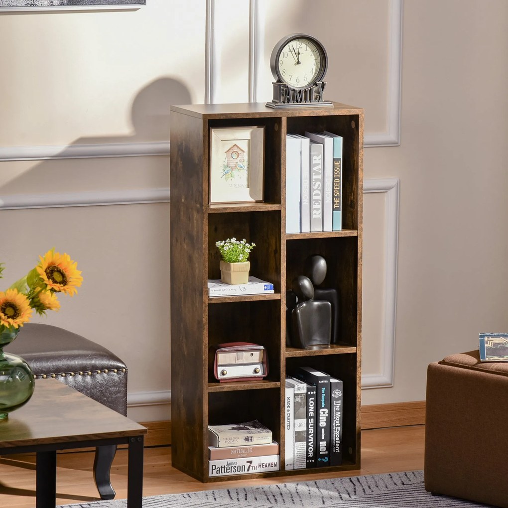 Estante com Prateleiras – Modelo Reykjavik – 50x24x106 – Madeira – 6 N