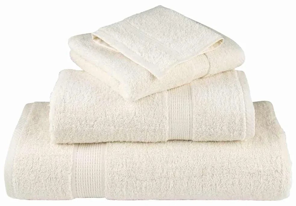 Panos de prato 2 pcs Creme 15 x 21 cm Algodão