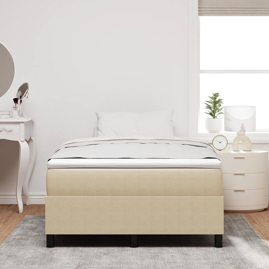 Cama Box vidaXL Verde Claro Cinza 120x200 cm Tecido de Cordura
