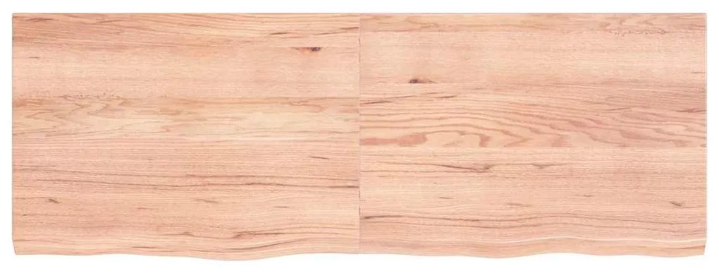 Prateleira de parede 140x50x(2-4) cm carvalho tratado castanho