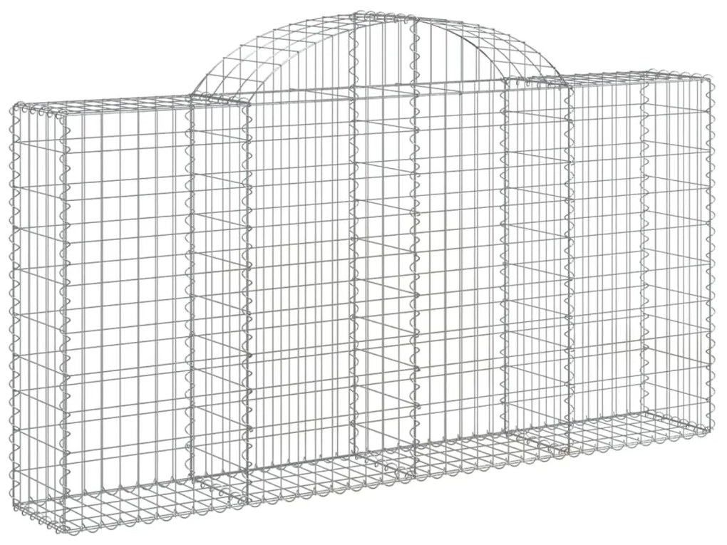 Cestos gabião arqueados 40 pcs 200x30x100/120 ferro galvanizado