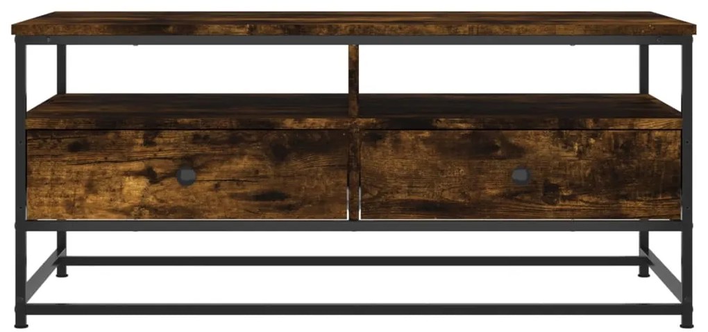 Mesa de centro 100x51x45 cm derivados madeira carvalho fumado