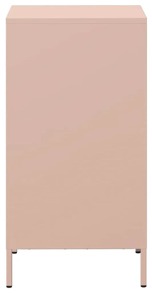Aparador 35x39x73,5 cm aço laminado a frio rosa