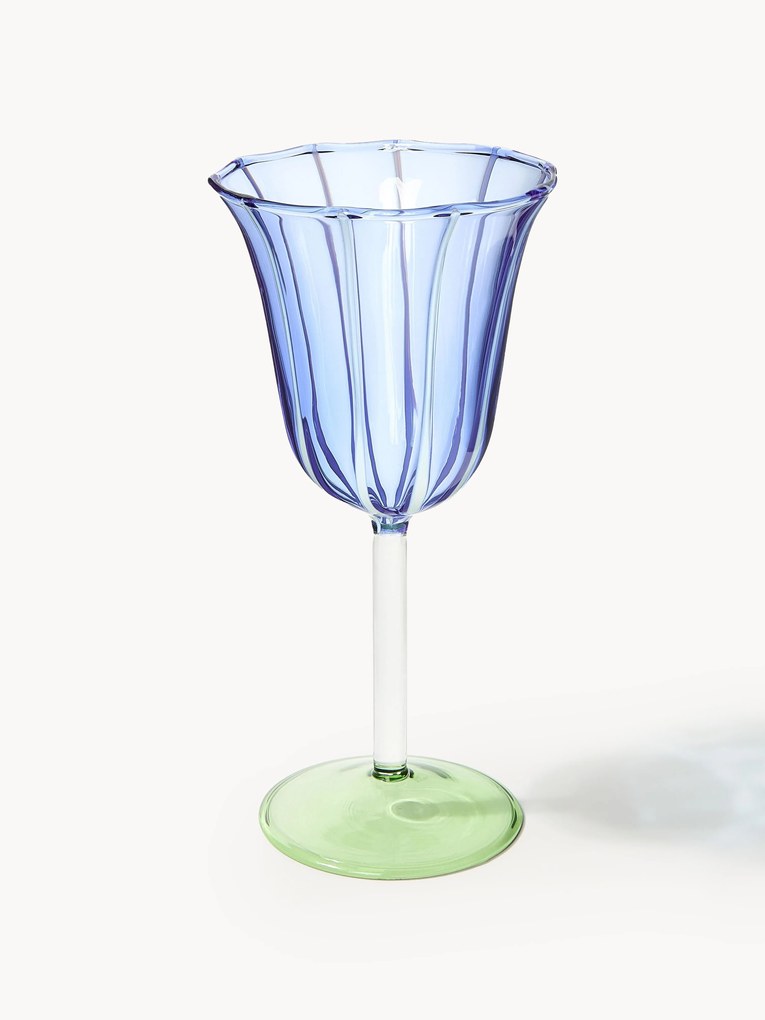 Copos de vinho de vidro de borosilicato artesanais Eve, 2 uni.