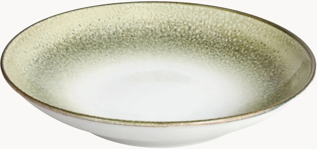 Pratos de massa em porcelana Petra, conjunto de 6