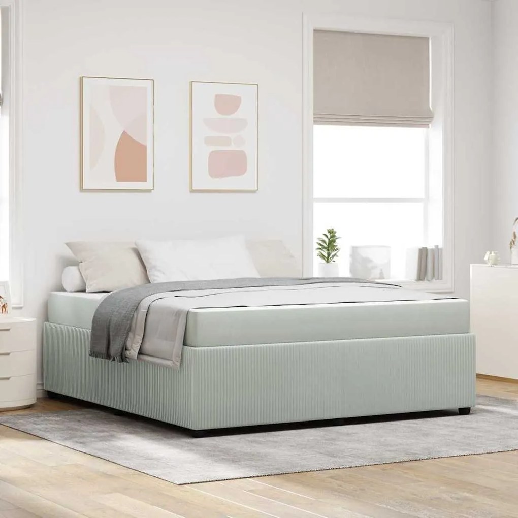 vidaXL Estrutura de cama com colchão com colchão