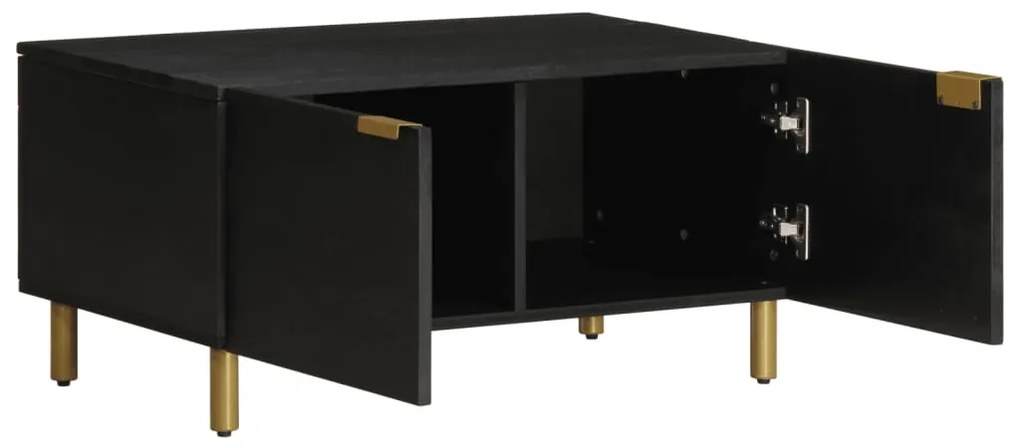 Mesa de centro 80x50x40 cm derivados de madeira preto