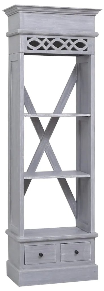 vidaXL Aparador alto 60x30x175 cm mogno maciço