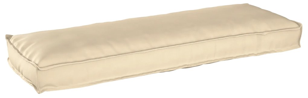 vidaXL Almofada de Palete para Banco Bege 120x40x8 cm Tecido Oxford
