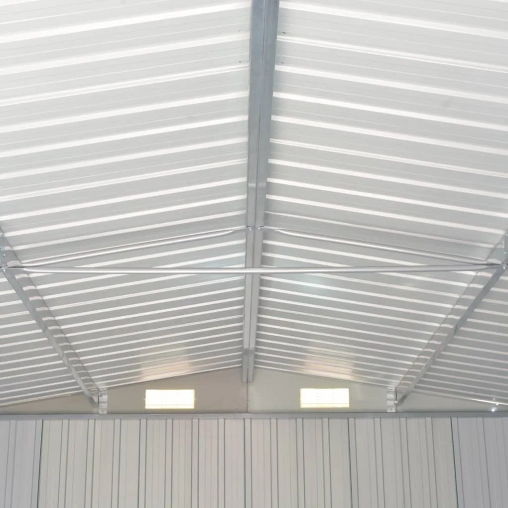 Abrigo de jardim 257x779x181 cm aço galvanizado antracite