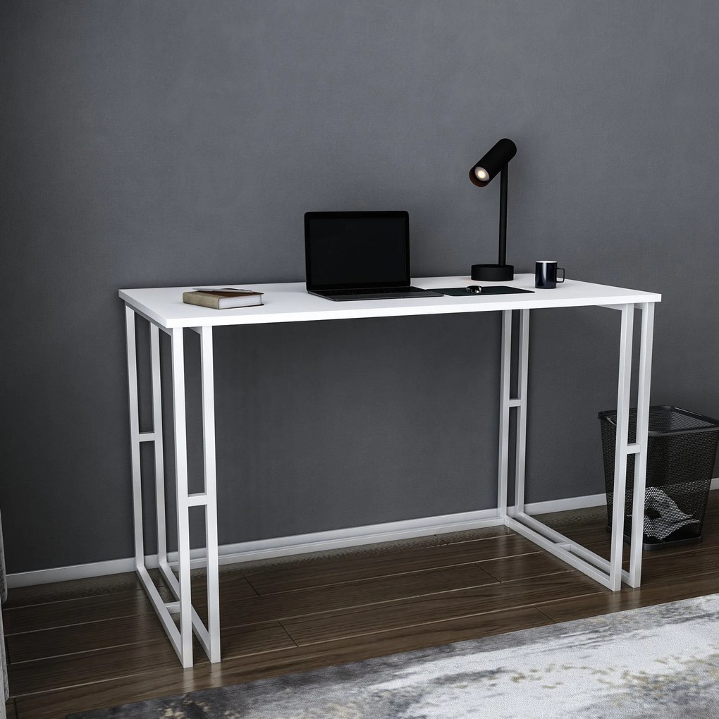 Secretária Kane – Branco – 120 cm x 60 cm x 74,8 cm