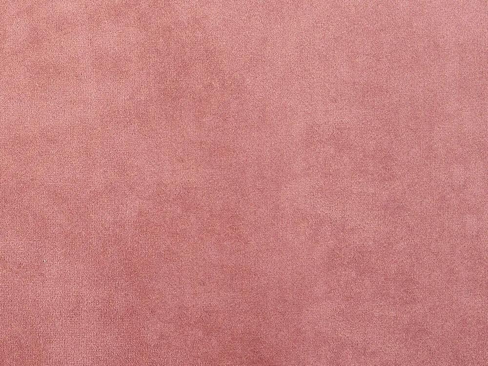 Módulo de cadeira de 1 lugar em veludo rosa EVJA Beliani