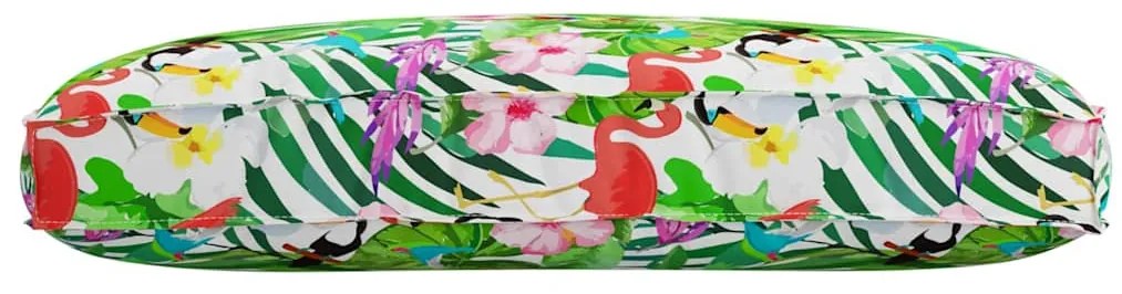almofada de palete para assento Tropical Jungle 120x80x12 cm tecido Ox