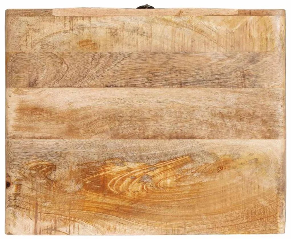 Mesas de canto com gaveta Castanho Madeira de mangueira maciça