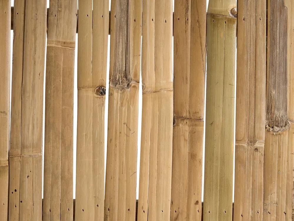 Mesa de centro em bambu claro 80 x 45 cm TODI Beliani