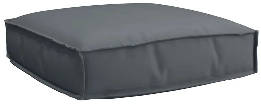 vidaXL Almofada de palete para assento Antracite 60 x 60 x 12 cm