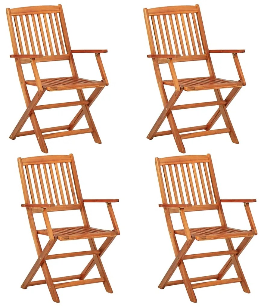 13 pcs conjunto de jantar para jardim 280x90x75cm acácia maciça