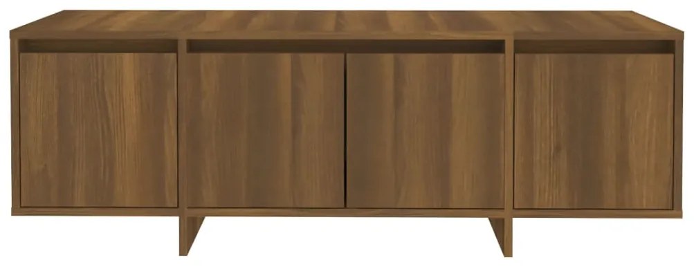 Móvel de TV 120x30x40,5 cm derivados madeira carvalho castanho