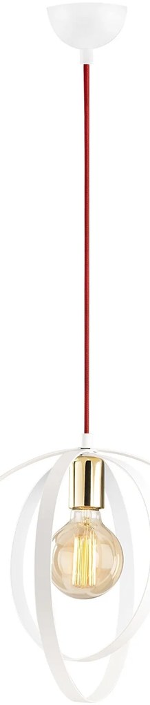 Candeeiro de Teto Vaveyla – Branco – 35 cm Diâmetro