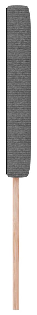 Cabeceira vidaXL Design Simples Cinza Claro 100 cm Tecido Corda