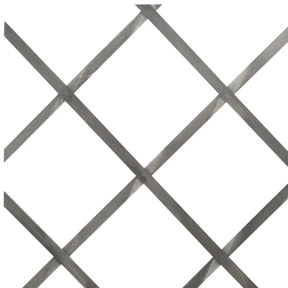 Cercas em treliça 5 pcs 180x60 cm abeto maciço cinzento