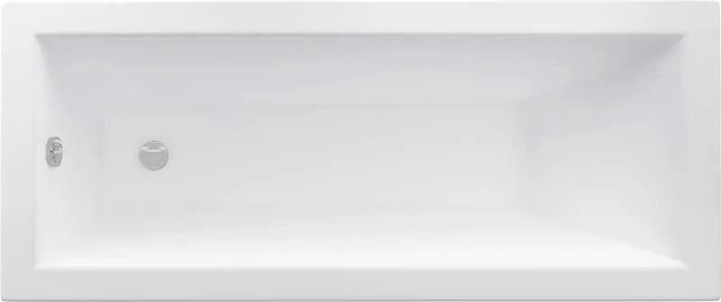 Mexen Cubik banheira retangular 180 x 90 cm com revestimento, branca - 55031809000X