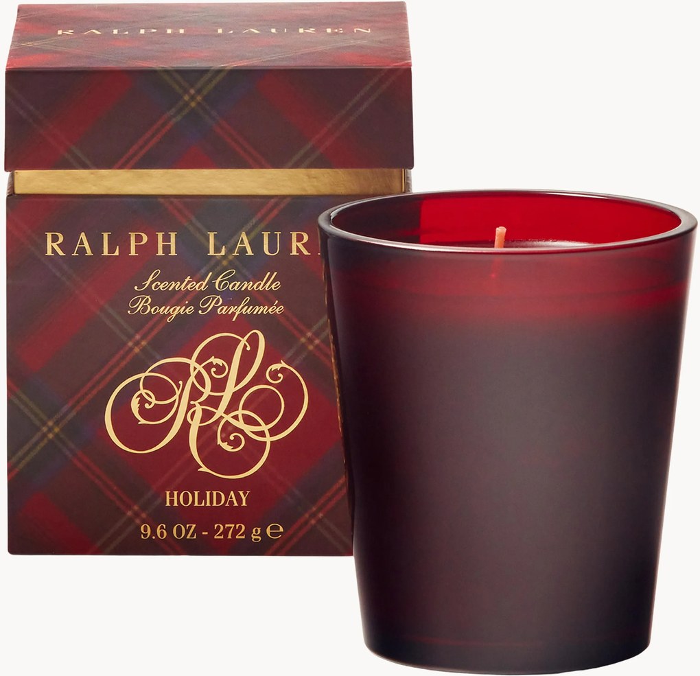 Vela perfumada Holiday (pinheiro, groselha vermelha, baga de zimbro)