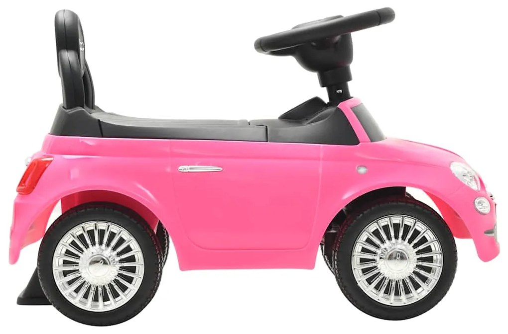 Carro de passeio Fiat 500 rosa