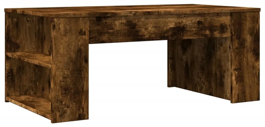 Mesa de centro 102x55x42 cm madeira processada carvalho fumado