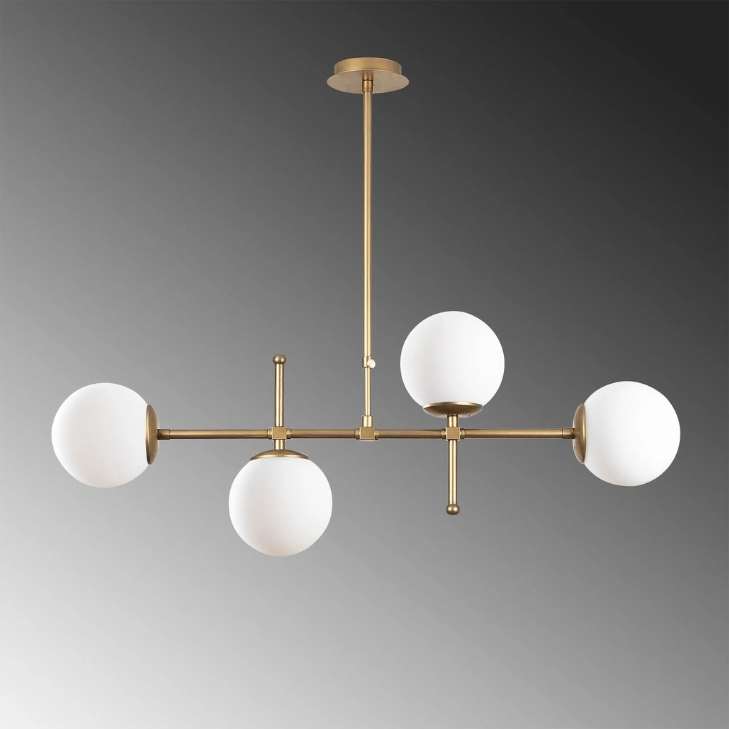 Chandelier Mudoni – Dourado – 108 x 15 cm