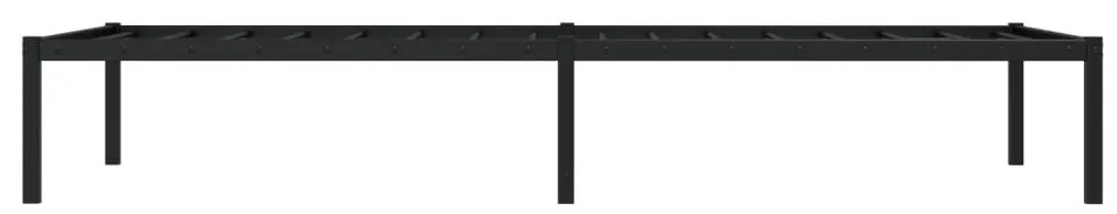Estrutura de cama 90x200 cm metal preto