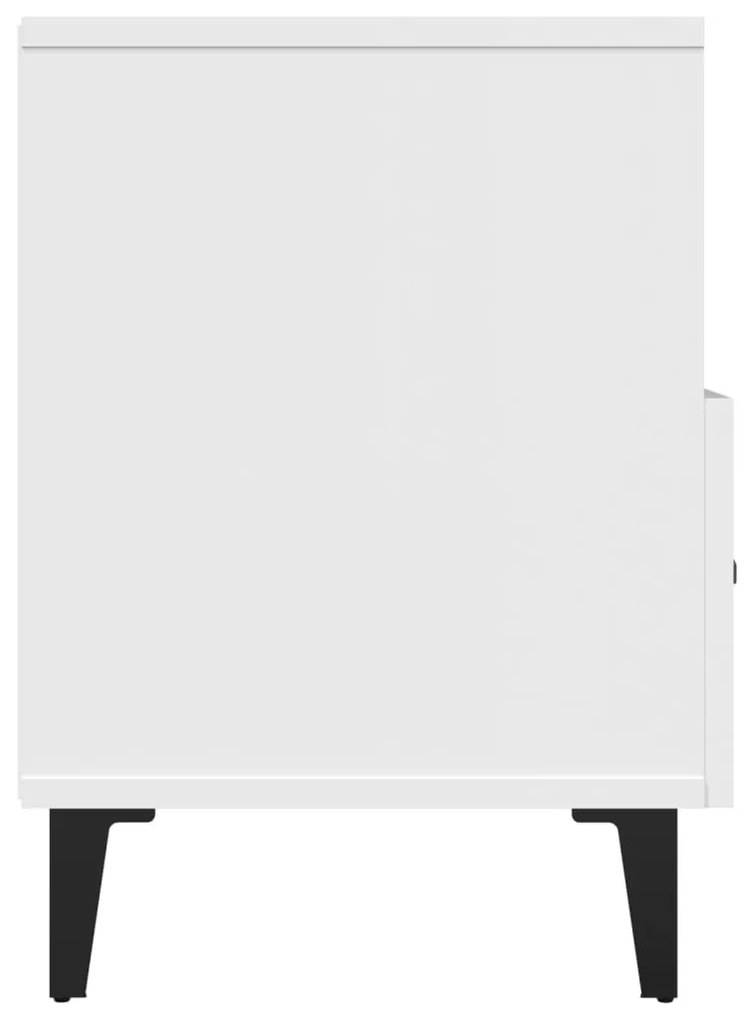 Móvel de TV Calibro com 2 Gavetas e Prateleiras de 80 cm - Branco - De