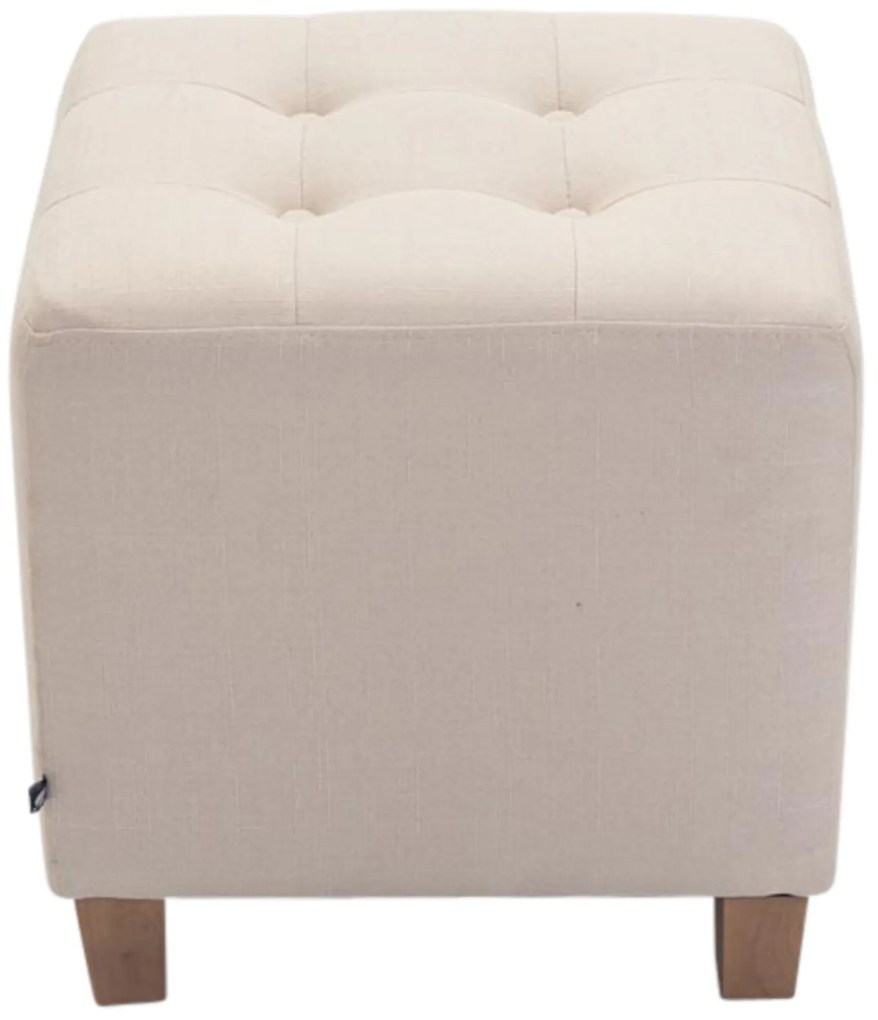 Conjunto de 2 bancos Pharao 46 x 45 x 45 cm Creme