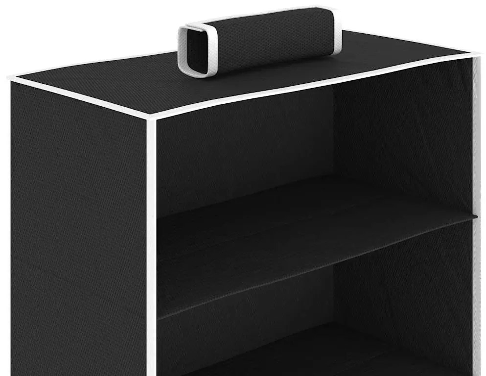Arrumação suspensa para armário 10 compartimentos 2 pcs tecido