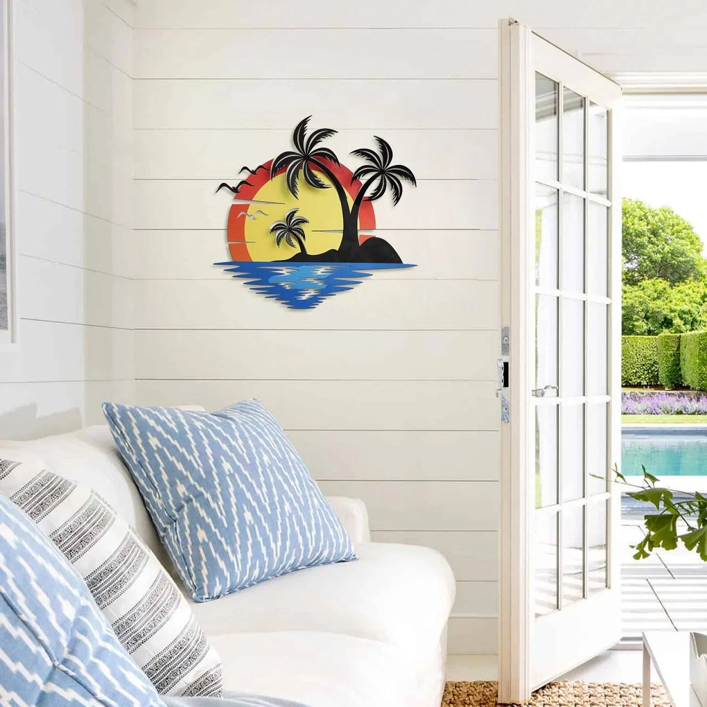 Acessório Decorativo de Parede Apt702 – Multicolor – 45 x 50 cm