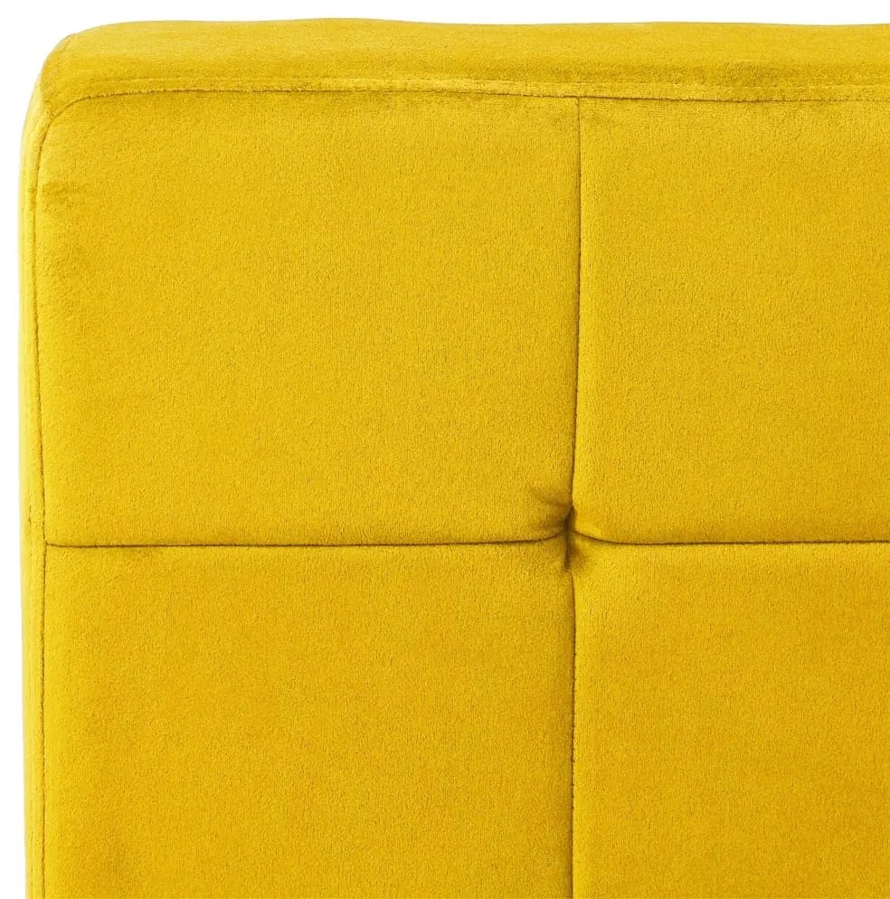 Poltrona de Descanso Aisha em Veludo Suave - Amarelo Mostarda - Design