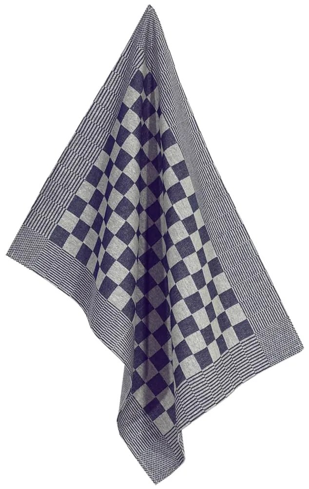 Conjunto de panos de cozinha 10 pcs algodão azul e branco