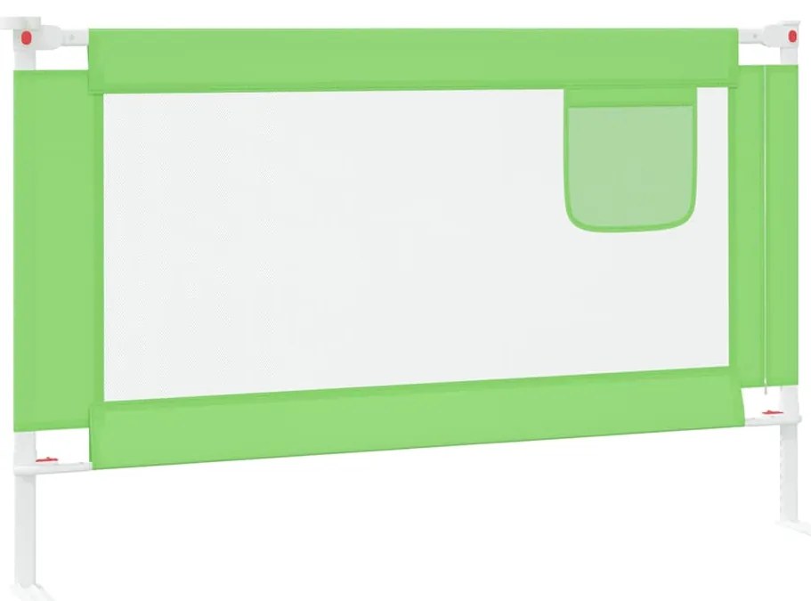 Barra de segurança p/ cama infantil tecido 120x25 cm verde
