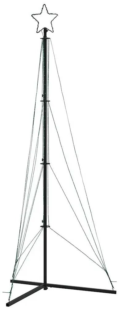 LED Árvore de Natal 483 LEDs Branco Frio 240 cm